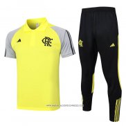 Conjunto Polo Flamengo Giallo 24-25