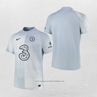 Maglia Chelsea Portiere 21-22 Grigio Thailandia