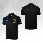 Maglia Polo Arsenal 23-24 Nero