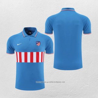 Maglia Polo Atletico Madrid 2022-23 Blu