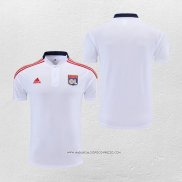 Maglia Polo Olympique Lione 22-23 Bianco