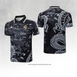 Maglia Polo Real Madrid Nero Dragon 24-25