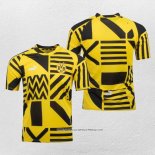 Maglia Prematch Borussia Dortmund 2022 Giallo e Nero