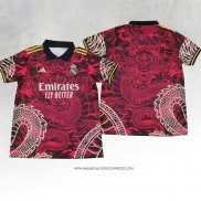 Maglia Real Madrid Rosso Thailandia Dragon 24-25