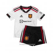 Seconda Maglia Manchester United 22-23 Bambino