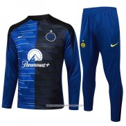 Tuta da Track Felpa Inter 2024 Blu -25