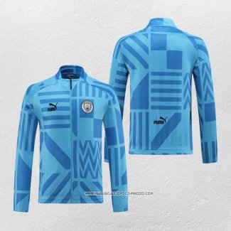 Giacca Manchester City 2022-23 Azzurro