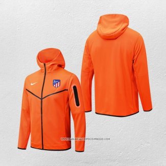 Giacca con Cappuccio Atletico Madrid 22-23 Arancione