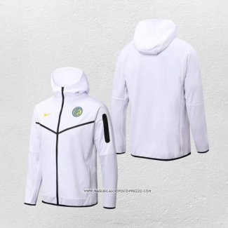 Giacca con Cappuccio Inter 22-23 Bianco