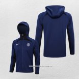 Giacca con Cappuccio Paris Saint-Germain 2022-2023 Blu