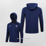 Giacca con Cappuccio Paris Saint-Germain 2022-2023 Blu