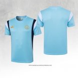 Maglia Allenamento Manchester City 2023-24 Blu