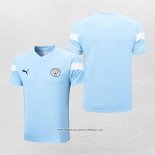 Maglia Allenamento Manchester City 22-23 Blu