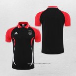 Maglia Polo Ajax 22-23 Nero e Rosso