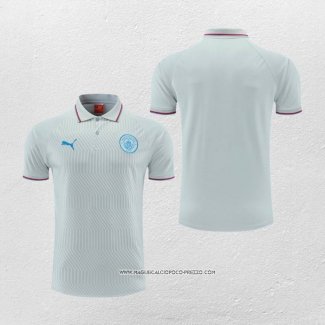 Maglia Polo Manchester City 2022-23 Grigio