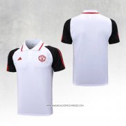 Maglia Polo Manchester United 23-24 Bianco