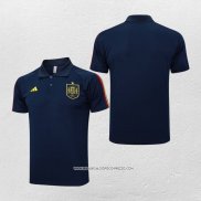 Maglia Polo Spagna 23-24 Blu