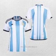 Prima Maglia Argentina 3 Estrellas 2022 Donna