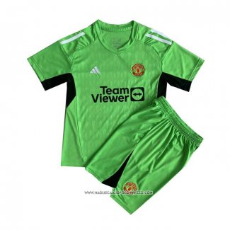 Prima Maglia Manchester United Portiere 23-24 Bambino