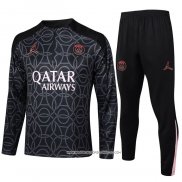 Tuta da Track Felpa Paris Saint-Germain Jordan 2024 Nero -25