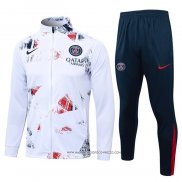 Tuta da Track Giacca Paris Saint-Germain 2024 Bambino Bianco -25