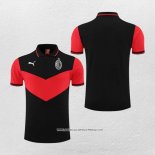 Maglia Polo Milan 22-23 Nero e Rosso