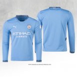 Prima Maglia Manchester City Manica Lunga 24-25