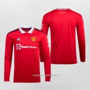 Prima Maglia Manchester United 22-23 Manica Lunga