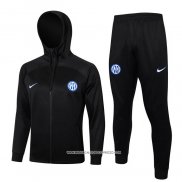 Tuta con Cappuccio Inter Bambino Nero 24-25