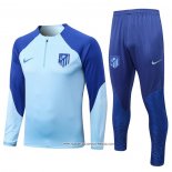 Tuta da Track Felpa Atletico Madrid 2022-23 Blu