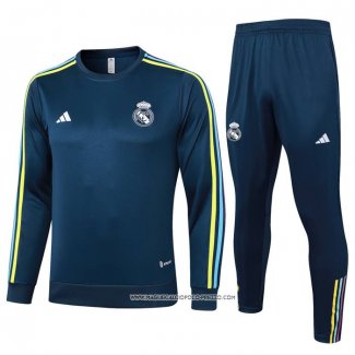 Tuta da Track Felpa Real Madrid 2023 Blu