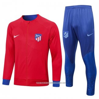 Tuta da Track Giacca Atletico Madrid 2022-23 Rosso