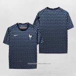 Maglia Allenamento Francia 2022 Blu Scuro