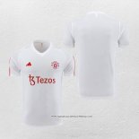 Maglia Allenamento Manchester United 23-24 Bianco