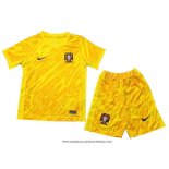 Maglia Portogallo Portiere 2024 Bambino Giallo