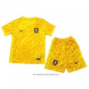 Maglia Portogallo Portiere 2024 Bambino Giallo