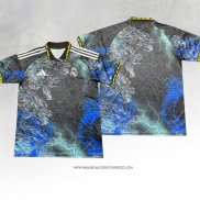 Maglia Real Madrid Blu Thailandia Dragon 24-25 Grigio