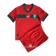 Prima Maglia Marocco 2022 Bambino