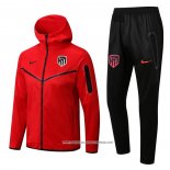 Tuta con Cappuccio Atletico Madrid 22-23 Rosso