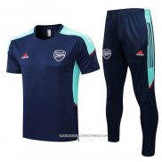 Tuta da Track Arsenal 22-23 Manica Corta Blu