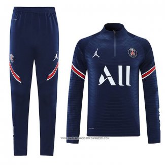 Tuta da Track Felpa Paris Saint-Germain Jordan 22-23 Blu