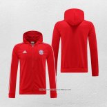 Giacca con Cappuccio Bayern Monaco 22-23 Rosso