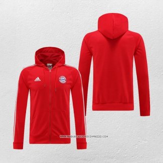 Giacca con Cappuccio Bayern Monaco 22-23 Rosso