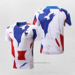 Maglia Allenamento Francia 22-23 Bianco Rosso Blu