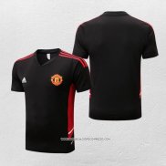 Maglia Allenamento Manchester United 22-23 Nero