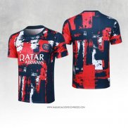 Maglia Allenamento Paris Saint-Germain Blu e Rosso 24-25