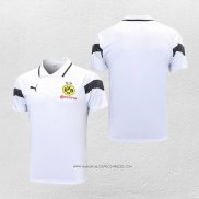 Maglia Polo Borussia Dortmund 23-24 Bianco