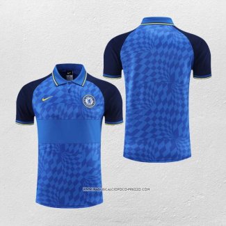 Maglia Polo Chelsea 22-23 Blu