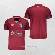 Maglia Santos Portiere 2023 Rosso Thailandia