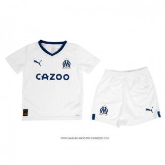 Prima Maglia Olympique Marsiglia 22-23 Bambino